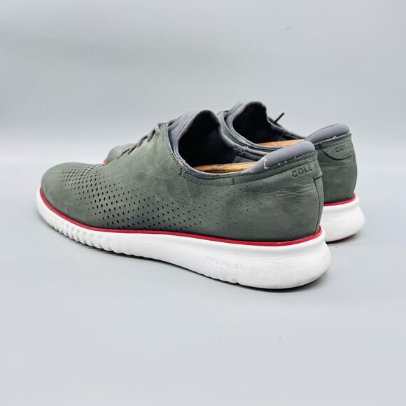 Cole Haan Shoes Mens 11 Green Nubuck Zerogrand Oxford Dress Sneakers Comfort main image 7